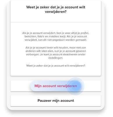 tinder account verwijderen|Zo kun je een Tinder